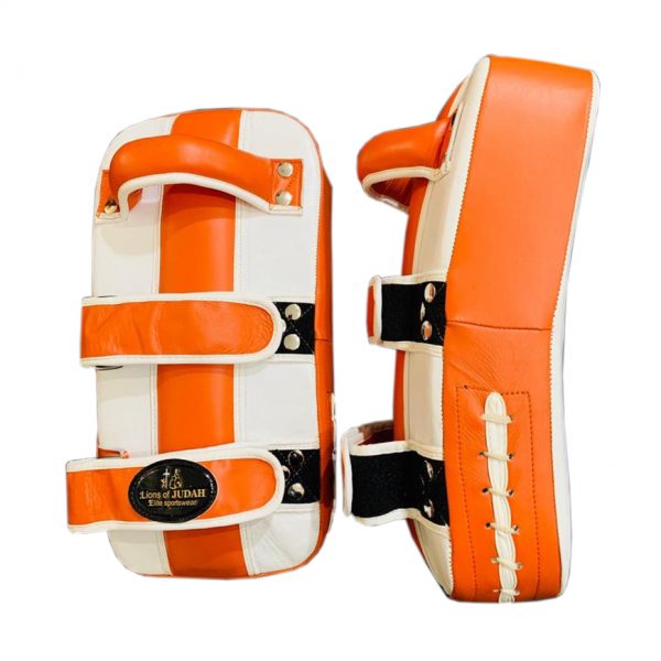 boxing and kickboxing pads - orange